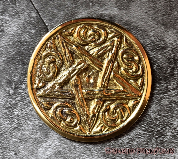 Hexenshop Dark Phönix Altarpentakel Pentagramm klein